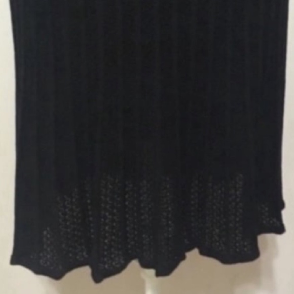 🔴 BCBGmaxAzria Black Pleated Ruffle Black Prom Dress! 🔥 - Picture 7 of 12